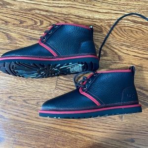 New UGG. Leather. Fur. Lightweight. Super comfortable. Size 8 Men.
